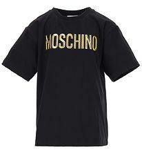 Moschino T-shirt - Sort m. Guld