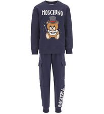 Moschino Sweatst - Blue Navy m. Logo