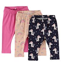 Name It Leggings - NbfDidina - 3-pak - Ibis Rose