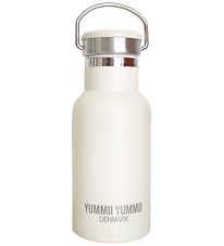 Yummii Yummii Termoflaske - 350ml - Rustfri Stål - Pearl White