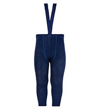 Condor Leggings m. Seler - Uld/Akryl - Navy Blue