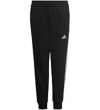 adidas Performance Sweatpants - 3-Stripes - Sort/Hvid