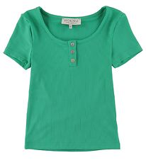 Hound T-shirt - Rib - Power Green