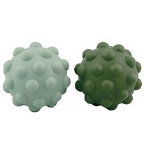 Tiny Tot Bolde - Sensory Silcone Fidget Balls - 2-pak - 7 cm - G