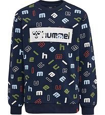 Hummel Sweatshirt - hmlLetters - Black Iris