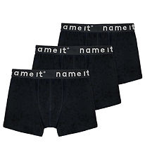 Name It Boxershorts - Noos - NkmBoxer - 3-pak - Sort