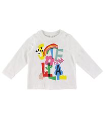 Stella McCartney Kids Bluse - Hvid m. Print