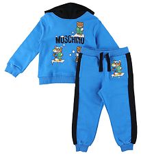 Moschino Sweatst - Brilliant Blue m. Print