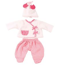 Gtz Dukketj - Bluse/Bukser - 30-33cm - Leo & Gingham