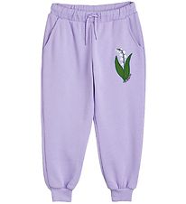 Mini Rodini Sweatpants - Lily of the Valley - Purple