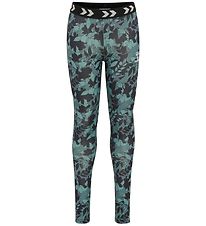 Hummel Leggings - hmlMimmi - Mineral Blue