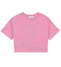 Juicy Couture T-shirt - Cropped - Fuchsia Pink