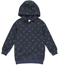 Freds World Sweatkjole - Star - Night Blue m. Print