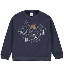 Freds World Sweatshirt - Mountain - Night Blue