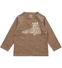Petit by Sofie Schnoor Bluse - Middle Brown m. Leopard