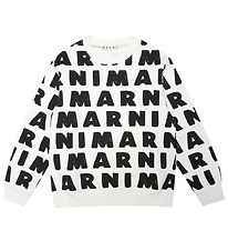 Marni Sweatshirt - Hvid m. Sort