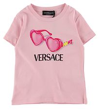 Versace T-shirt - Rosa m. Solbriller