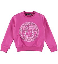 Versace Sweatshirt - Medusa - Fuchsia/Hvid