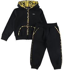 Versace Sweatst - Cardigan/Sweatpants - Sort/Guld