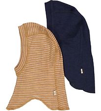 Wheat Elefanthuer - Uld - 2-pak - Felix - 1-lags - Stripe Navy