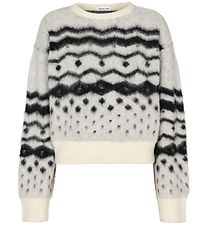 Designers Remix Bluse - Strik - Verona Winter - Sort/Hvid Designers Remix Bluse - Strik - Verona Winter - Sort/Hvid