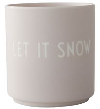 Design Letters Kop - Favorite Cup - Let It Snow - Beige