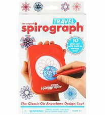 Spirograph Tegnest - 10 Dele - Rejsest