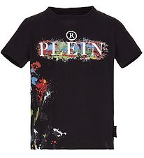Philipp Plein T-shirt - Sort m. Logo/Print