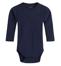 Hust and Claire Body l/ - Berry - Rib - Uld - Navy