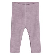 Hust and Claire Leggings - Lee - Rib - Uld - Dusty Rose