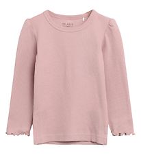 Hust and Claire Bluse - Andia - Rib - Dusty Rose
