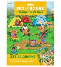 Ooly Klistermærkesæt - Set The Scene - Let's Go Camping