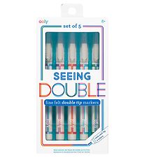 Ooly Tuscher - 5 Stk - Seeing Double Fine Double Tip Markers