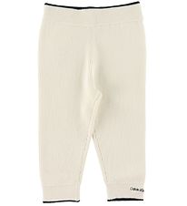 Calvin Klein Bukser - Rib - Contrast - Ivory