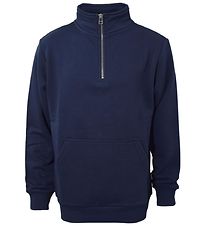 Hound Sweatshirt - Half Zip - Navy