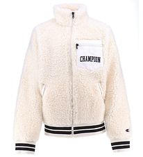 Champion Fashion Fleecejakke - Full Zip Top - Hvid
