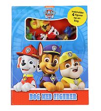 Karrusel Forlag Bog - Paw Patrol - 4 Figurer Og Bog