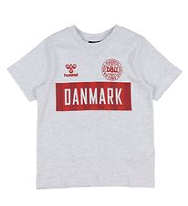 Hummel T-shirt - DBU - hmlHooray - Gråmeleret