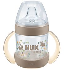Nuk Drikkekop m. Håndtag og Tud - 150 ml - For Nature - Cream