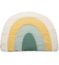Sebra Strikket Legemadras - Regnbue - 130x85 - Dusty Green
