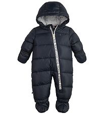 Tommy Hilfiger Flyverdragt - Baby Branded Zip Skisuit - Desert S