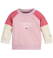 Tommy Hilfiger Sweatshirt - Baby Logo Crewneck - Empire Pink