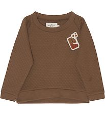 Monsieur Mini Sweatshirt - Quilted - Chocolate