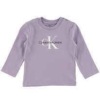 Calvin Klein Bluse - Monogram - Smoky Lilac