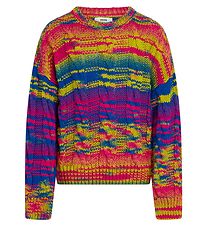 Mads Nrgaard Bluse - Uld/Akryl - Kolly Sweater - Purple Multi