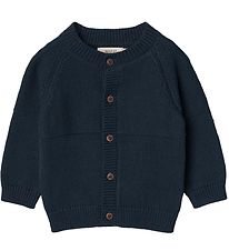 Wheat Cardigan - Eddy - Strik - Navy