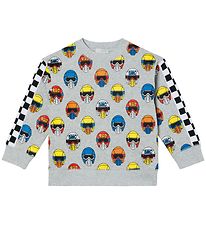 Stella McCartney Kids Sweatshirt - Gråmeleret m. Hjelme