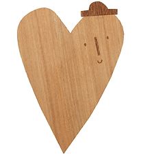 Ferm Living Lampe - Heart Lamp - Oiled Oak