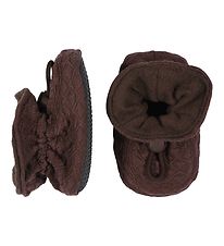 Melton Hjemmesko - Cotton Jaquard Slippers - French Roast