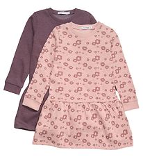 Minymo Sweatkjole - 2-Pak - Misty Rose